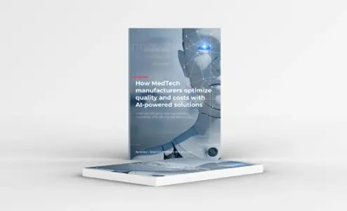 AI in medical devices: How AI in MedTech manufacturing helps companies optimize quality and costs