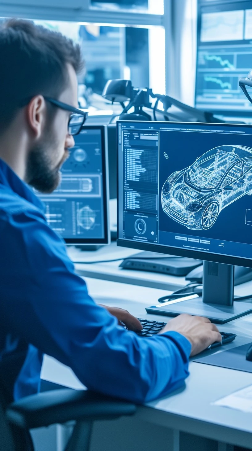 Engineer Analyzing Design 1728044960