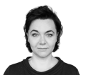 Professional headshot of Ewa O'Dwyer, Senior Manager of Marketing at andea, in black and white. She has short dark hair and is looking directly at the viewer.