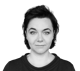 Professional headshot of Ewa O'Dwyer, Senior Manager of Marketing at andea, in black and white. She has short dark hair and is looking directly at the viewer.